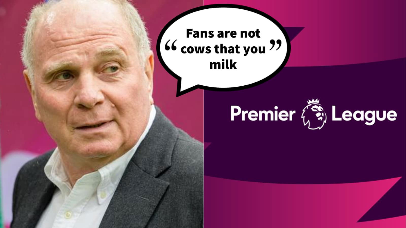 “Fans are not like cows who you milk”: Bayern Munich president questions the absurdly high ticket prices of English Premier League