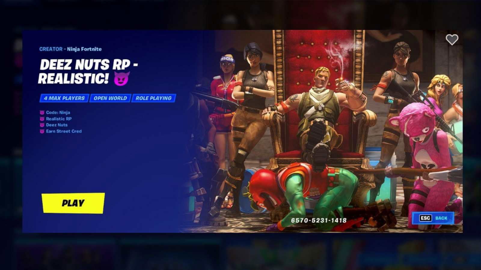 Fortnite Creative mode becomes meme zone as Discovery Tab gets trolled 2 Fortnite Creative mode becomes meme zone as Discovery Tab gets trolled