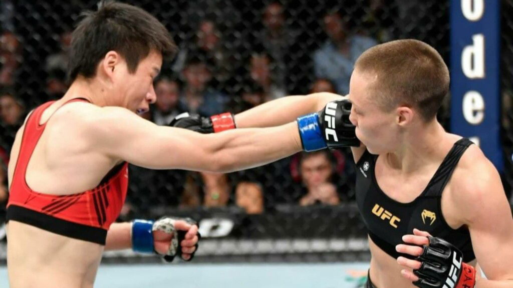Top 5 epic UFC rematches of 2021 2 Zhang Weili vs Rose Namajunas