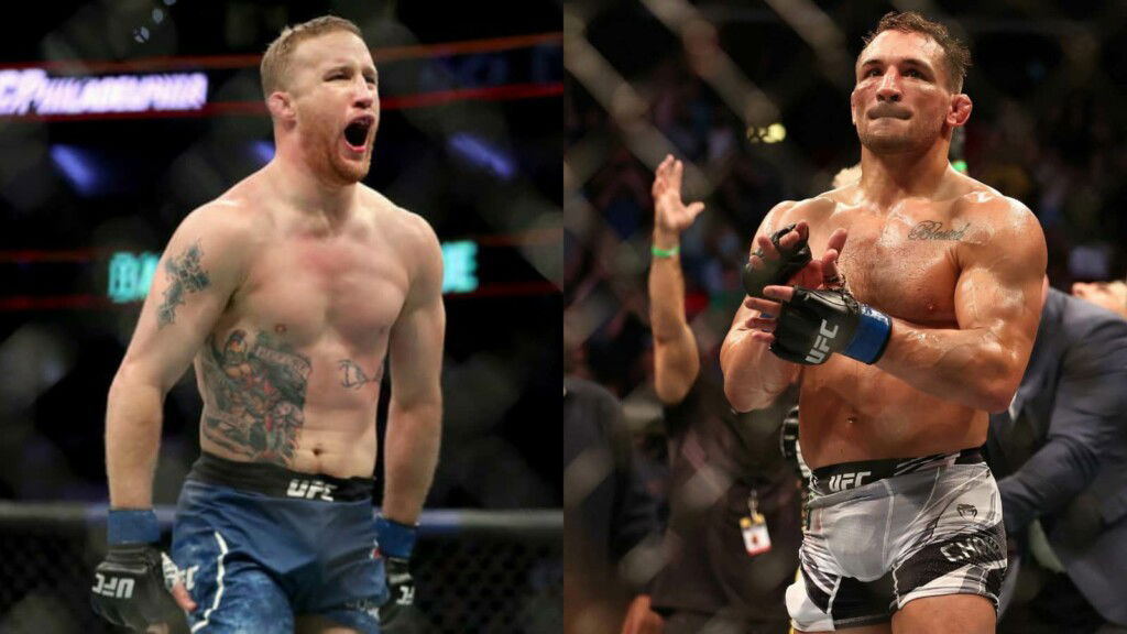 Justin Gaethje and Michael Chandler