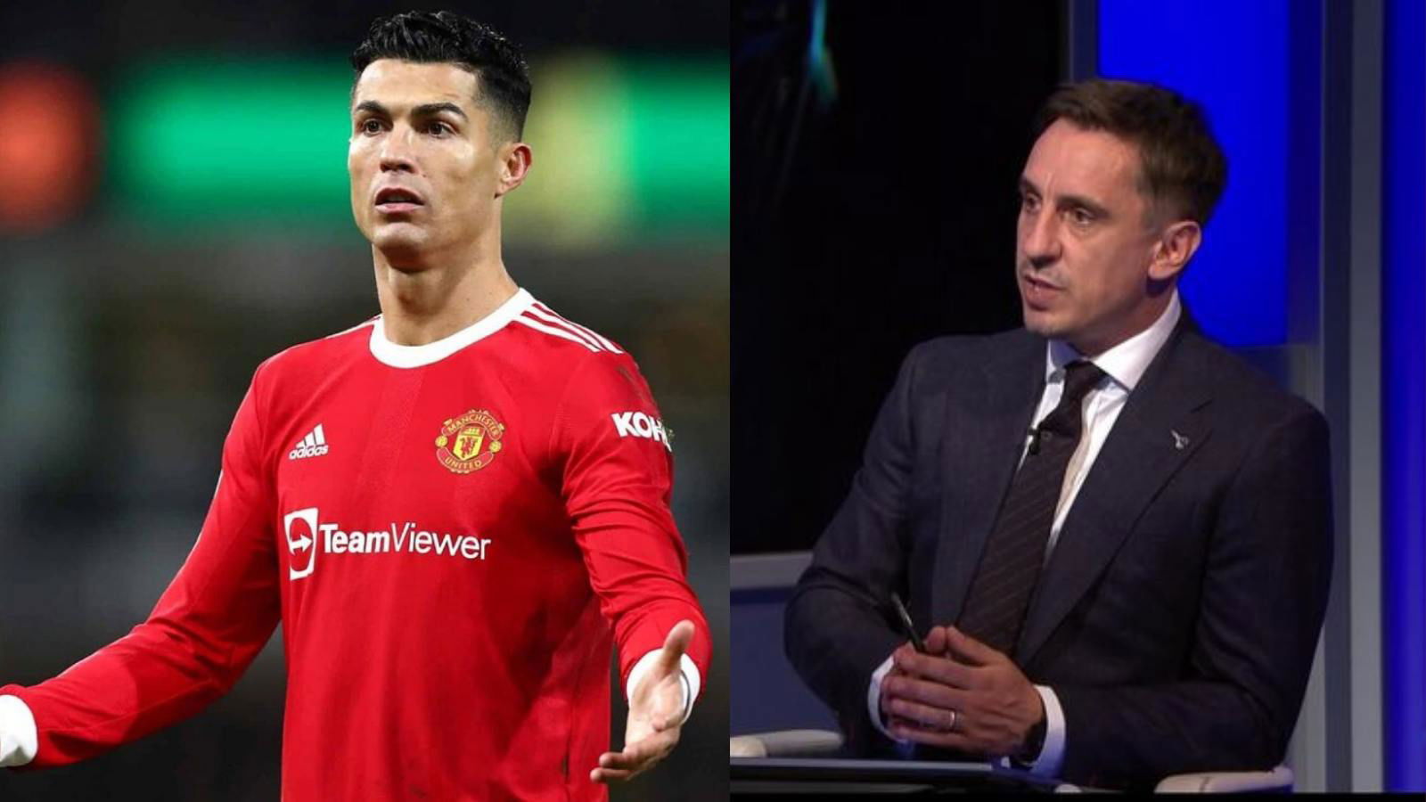 “They’re a bunch of whinge bags” Gary Neville slams Ronaldo and Bruno as “Whingers”