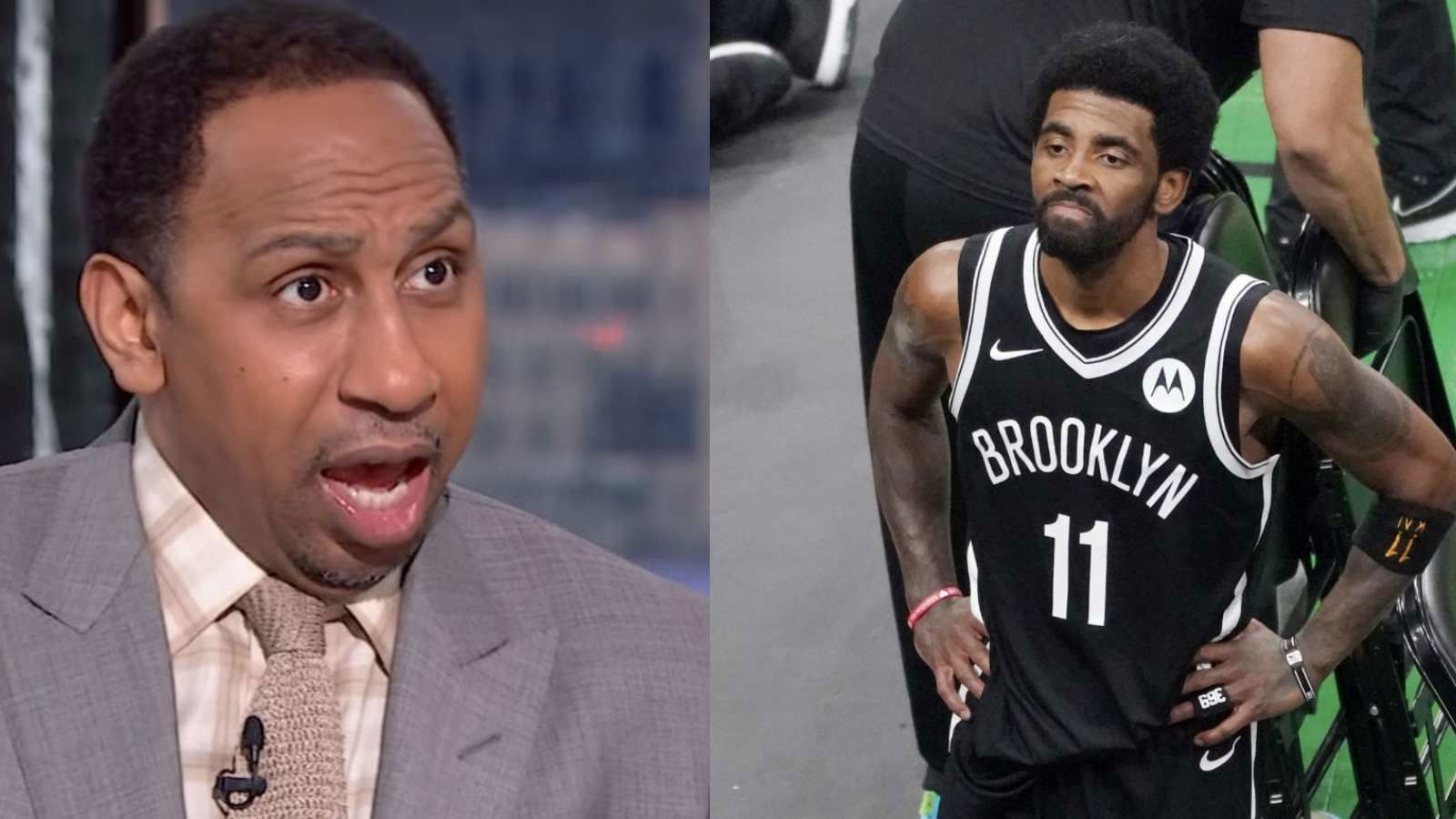 “I don’t have anything to prove to you or your father” Stephen A. Smith openly challenges Kyrie Irving for a 1-on-1 showdown