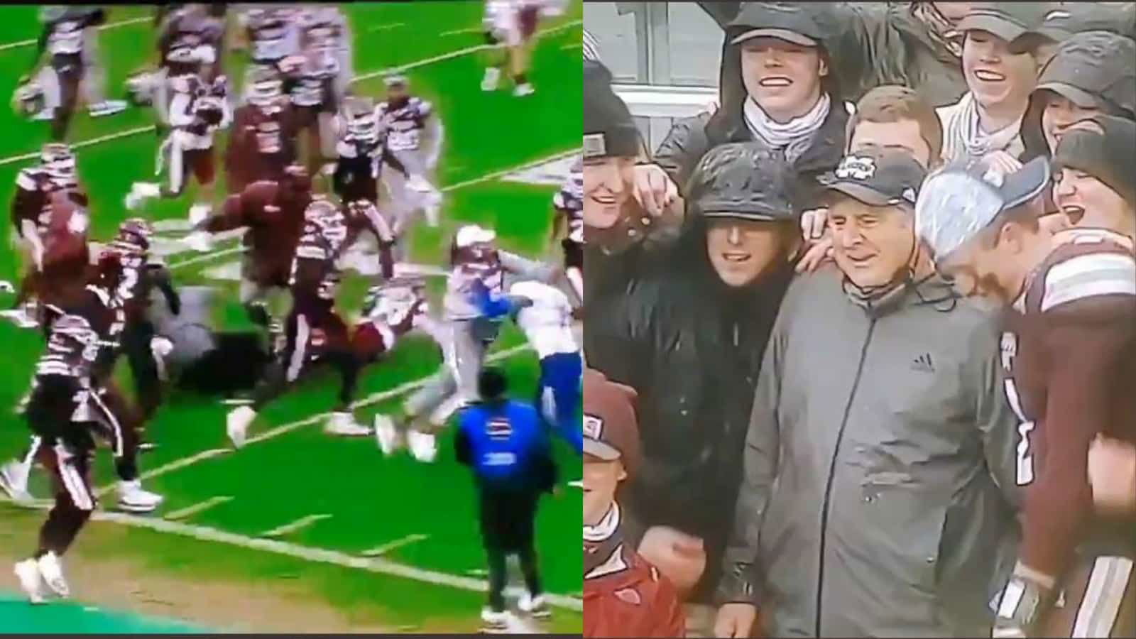 WATCH: “Absolute Chaos” When Mike Leach was snapping selfies while his team was in a huge brawl