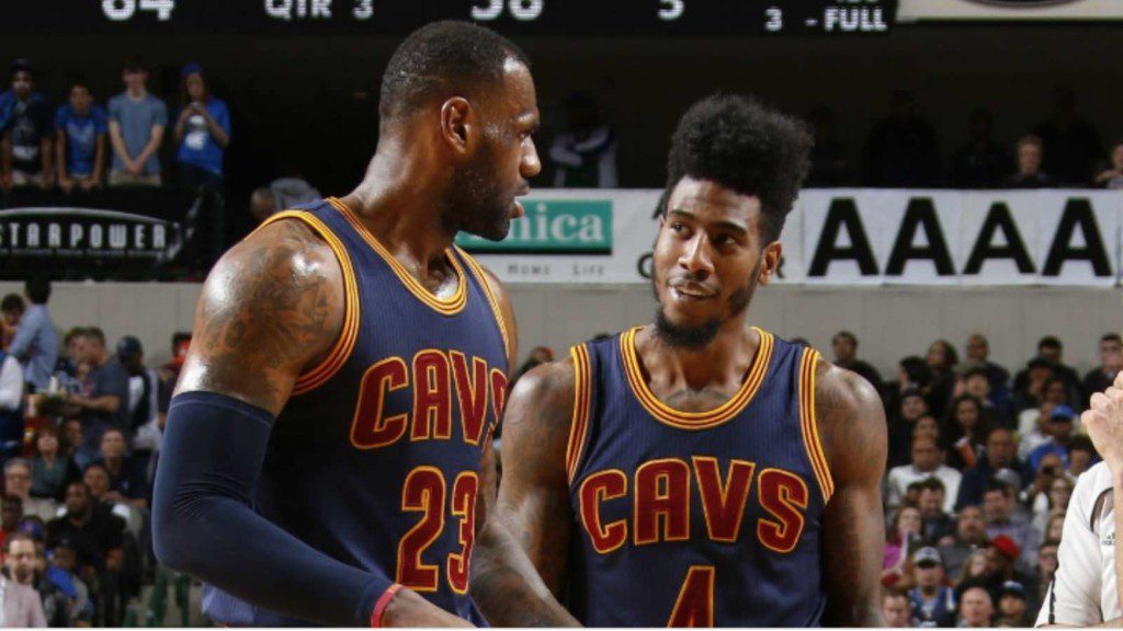 Iman Shumpert and Lebron James