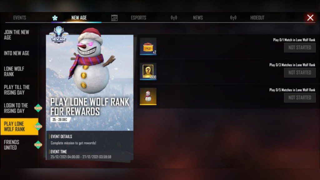 How to get the Merry Snowman Grenade in Free Fire New Age? 1 Merry Snowman Grenade in Free Fire