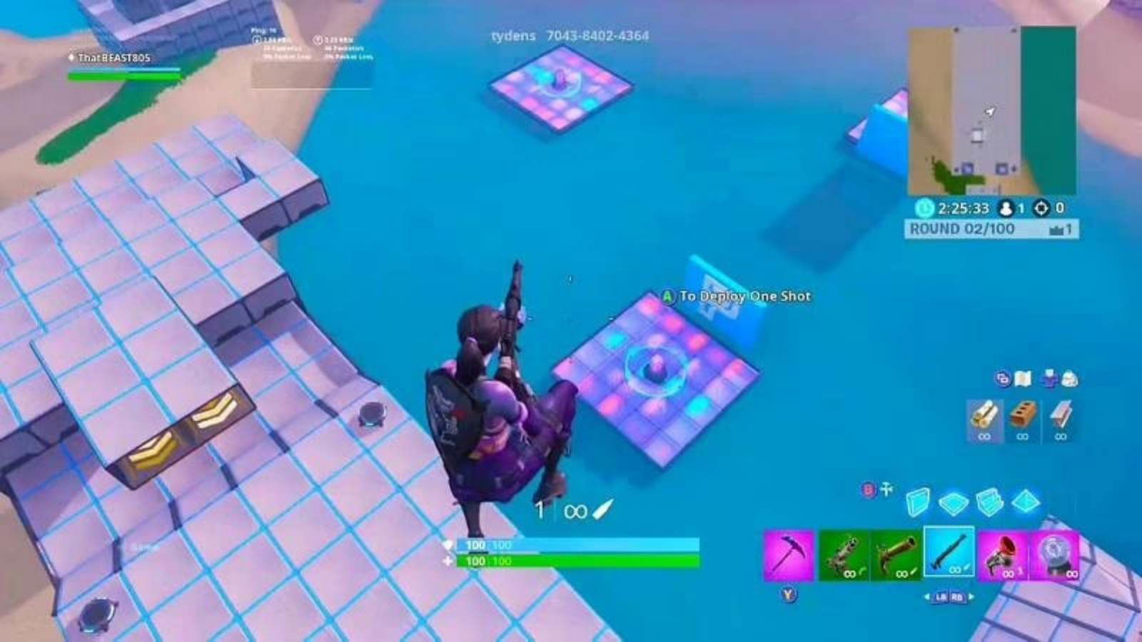 Fortnite Last One Trickshot Code in Creative and How to Play 2 Fortnite Last One Trickshot Code in Creative and How to Play