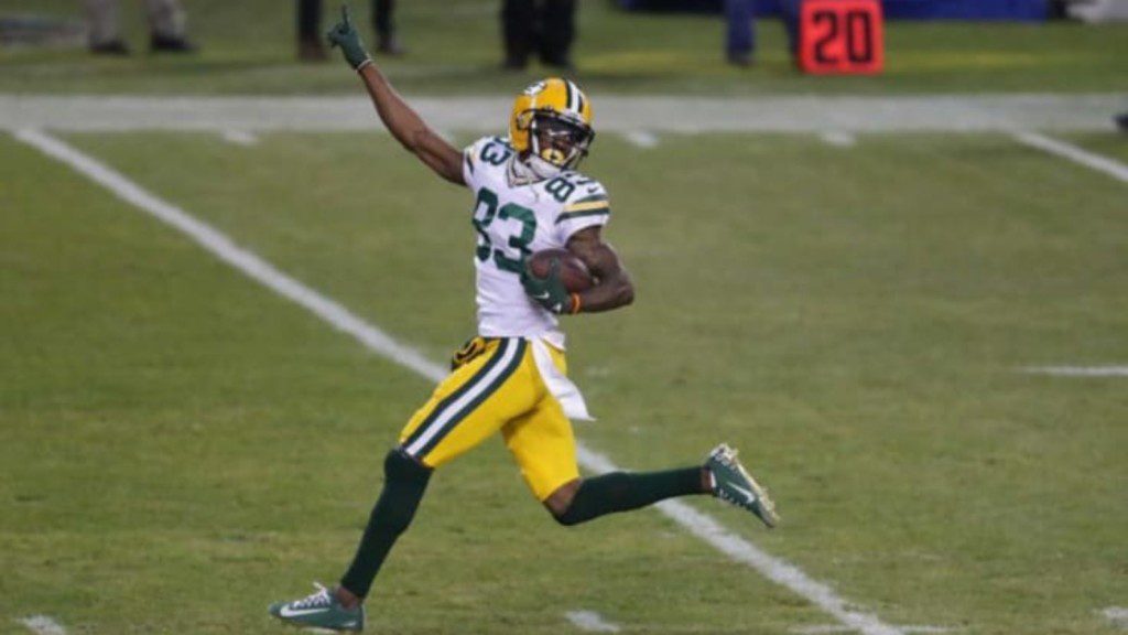 Twitter reacts as Aaron Rodgers tied with Brett Favre for the most TD passes in Packers History 2 Marquez Valdes-Scantling