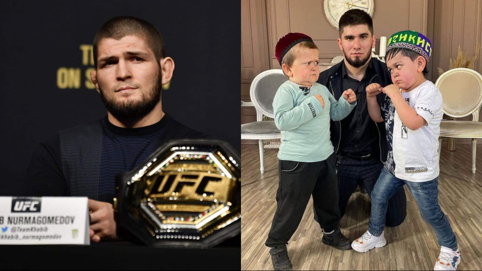 “I don’t support this idea,” Khabib Nurmagomedov shares his views on a possible fight between Hasbulla and Abdul Rozik