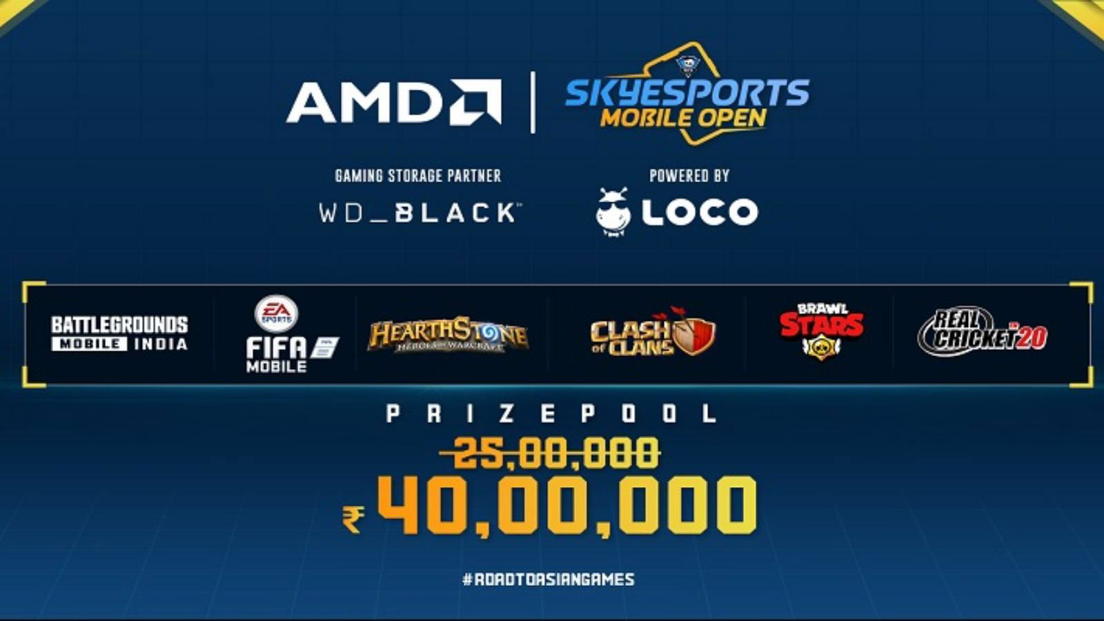 Skyesports Mobile Open revealed with Rs 4,000,000 prize pool split between six games