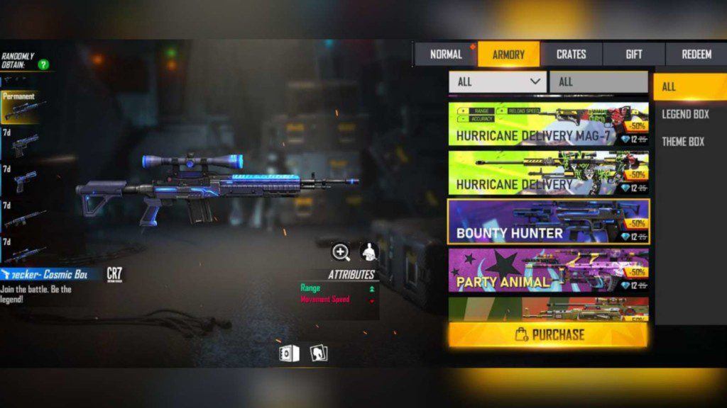Free Fire Theme Gun Flash Sale 50% off only for today! 1 Free Fire Theme Gun