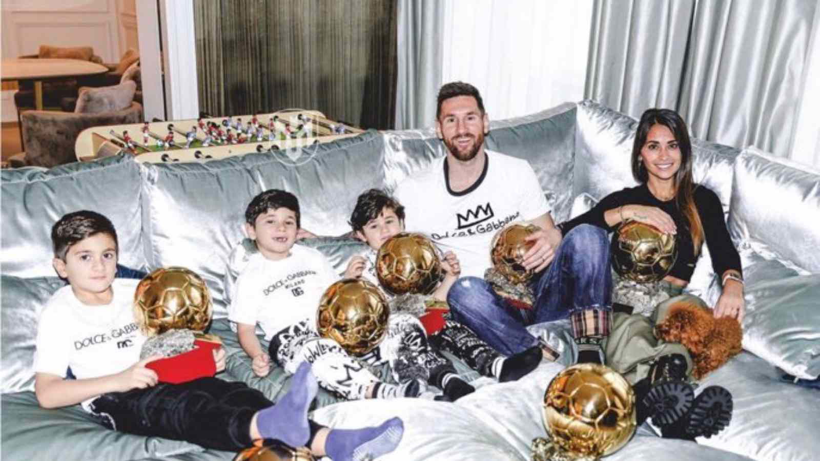 Watch: Hilarious conversation between Lionel and Thiago Messi over the number of Ballon d’or he has won