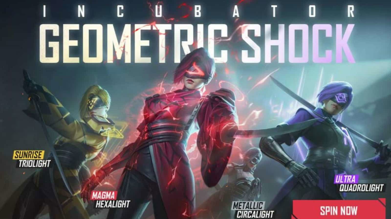 How to get the Magma Hexlight Bundle in Free Fire Geometric Shock Incubator?