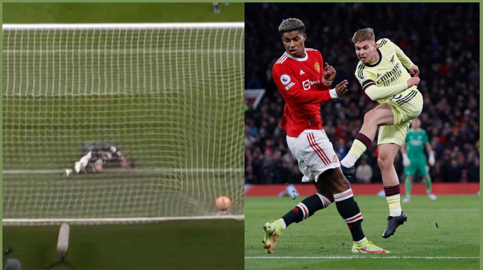 WATCH: Goal or Not? Emile Smith Rowe scores for Arsenal with Manchester United’s goalkeeper down