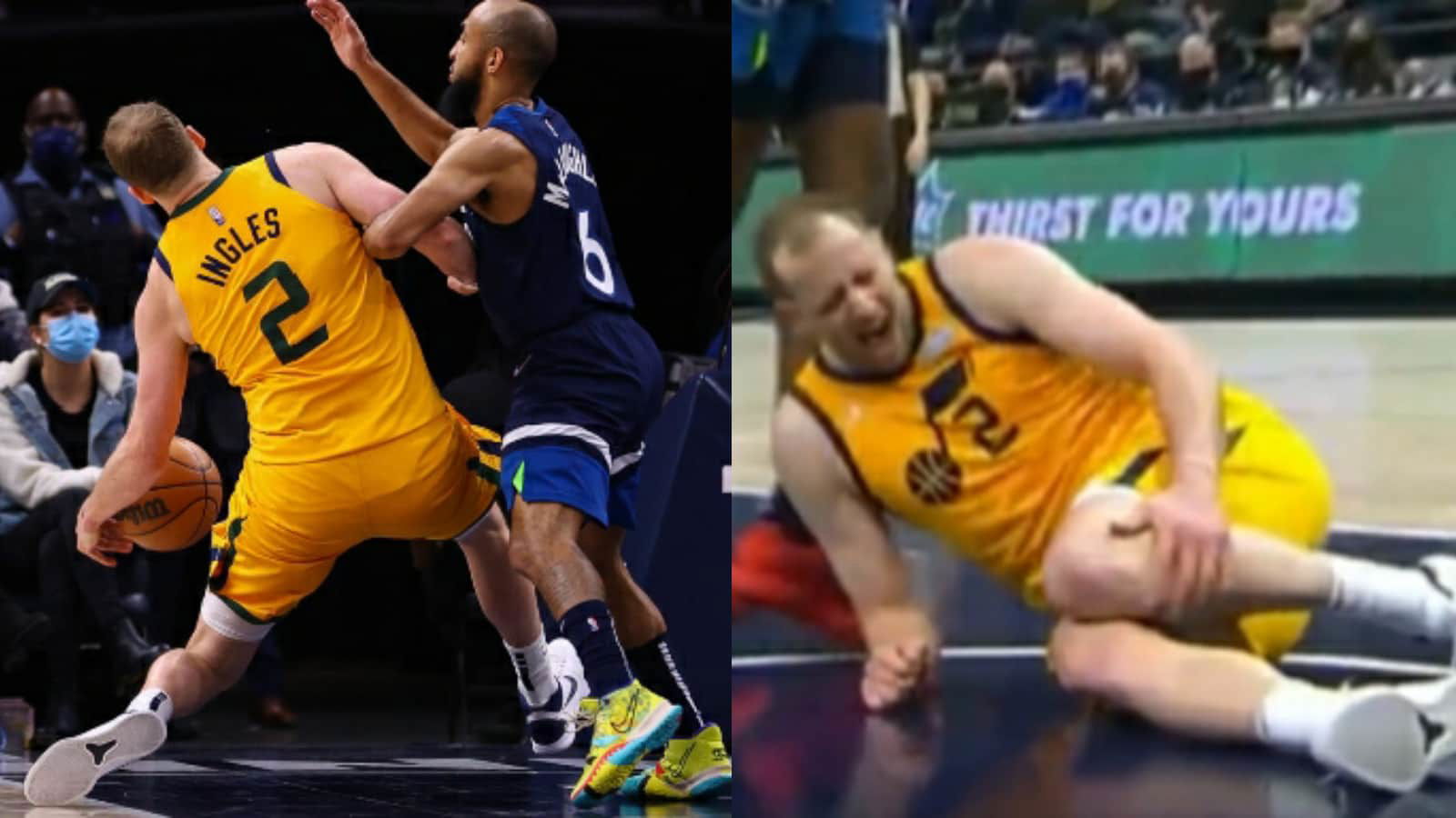 “Another ACL VICTIM”: Twitter sympathizes with Joe Ingles being carried back to the locker room courtesy to a season-ending knee injury