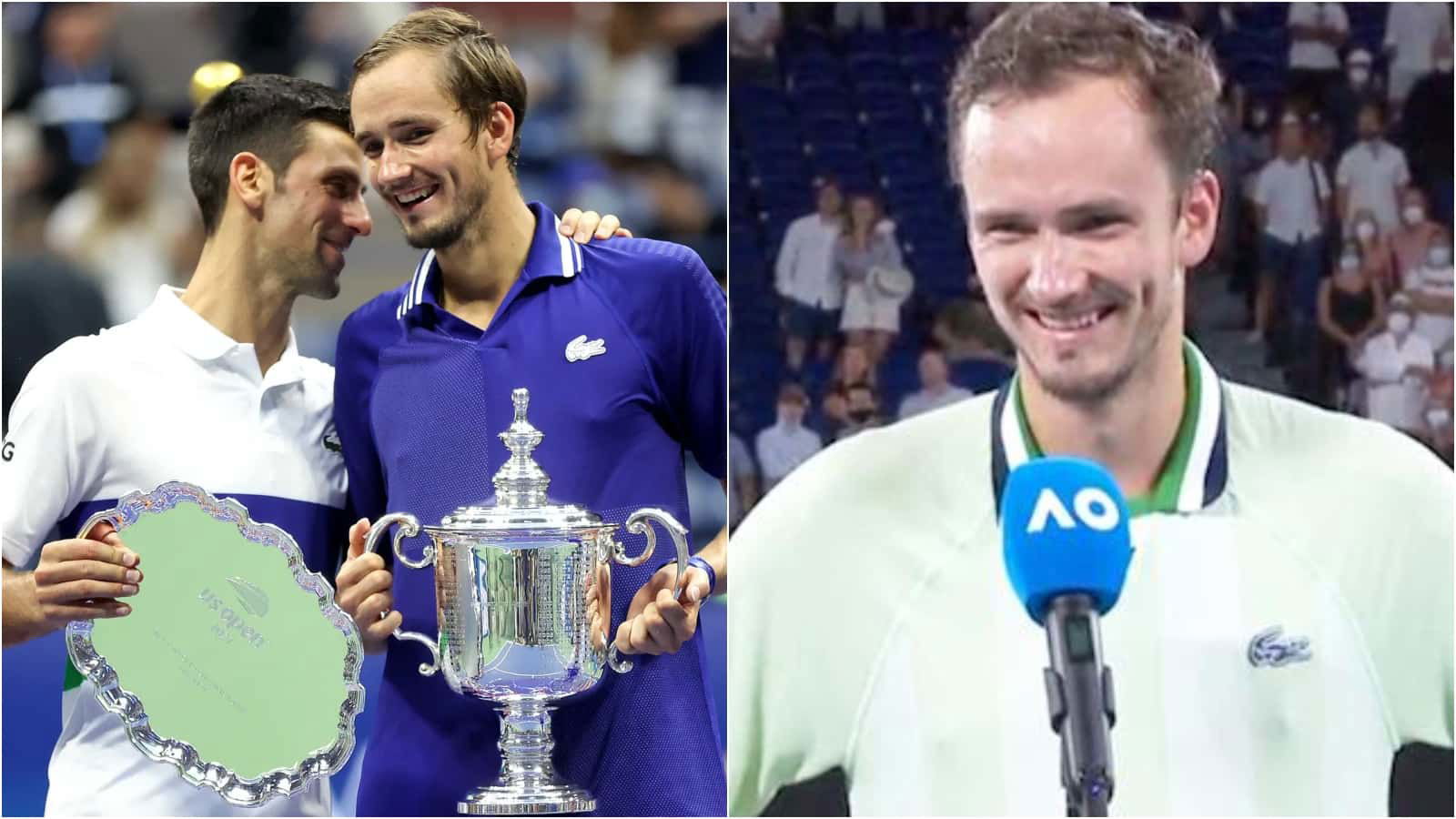 “This time he will be watching on TV” Daniil Medvedev teases Australian crowd with yet another CHEEKY Novak Djokovic reference!