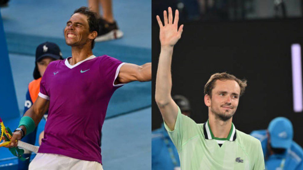 Rafael Nadal and Daniil Medvedev