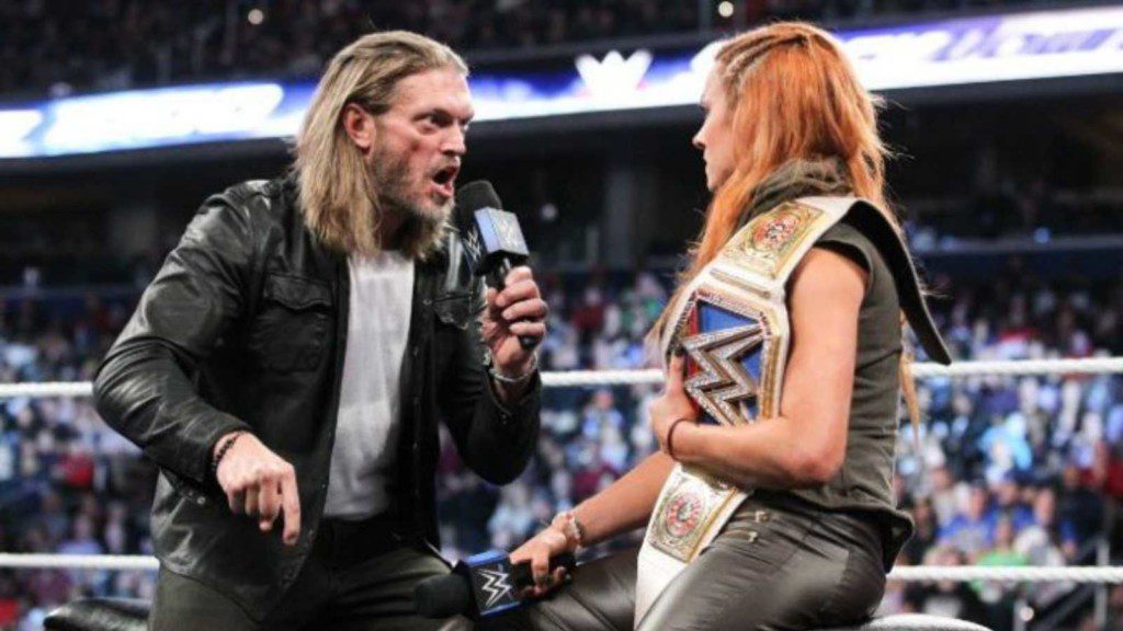 "This goal is either going to make me or break me"; Becky Lynch reveals interesting plans about her future 1 Becky Lynch and Edge at the cutting Edge