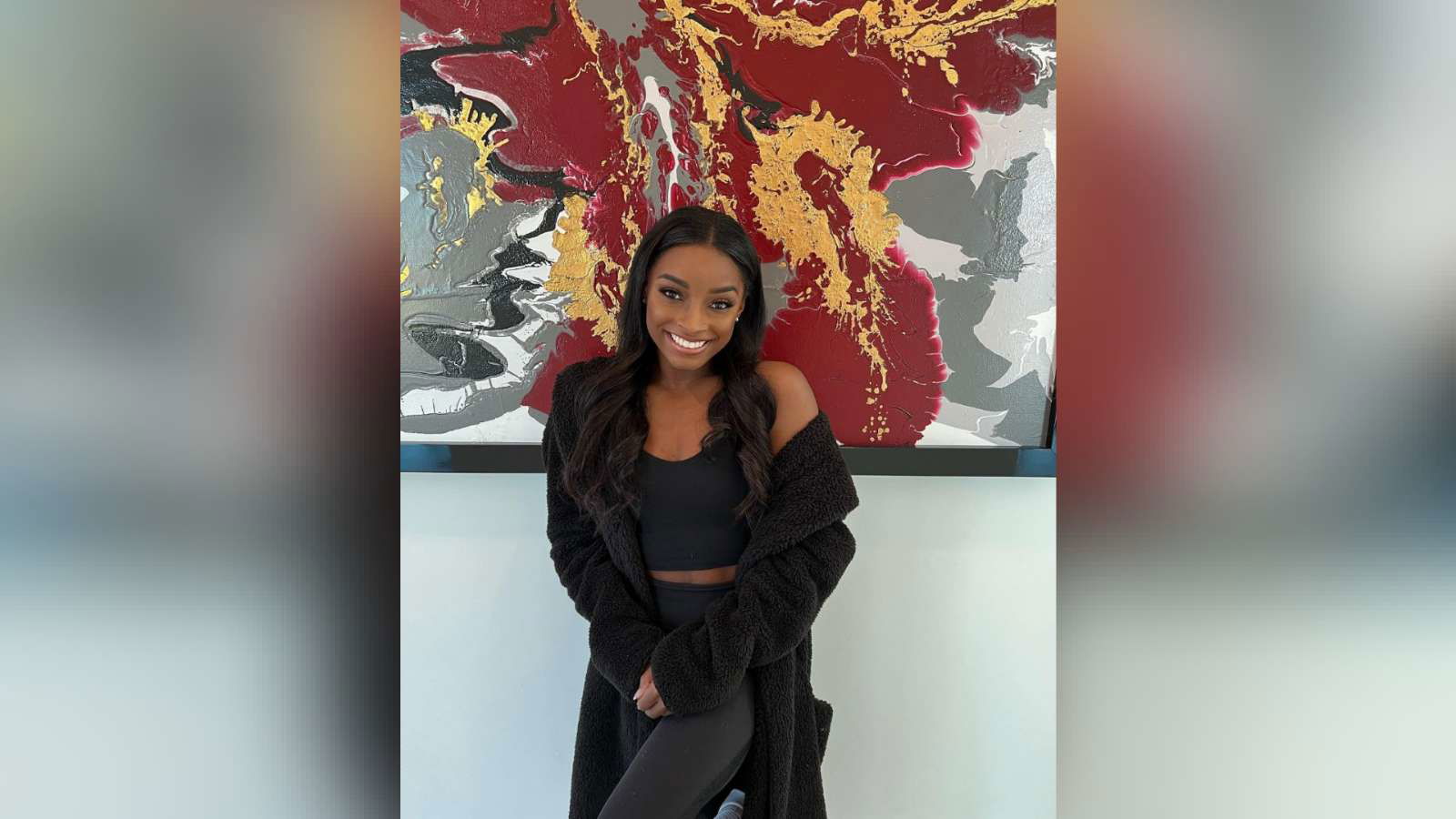 “I suddenly forgot how to act”- Fans go gaga over Simone Biles stunning black dress