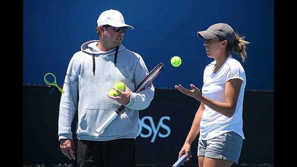 Madison Keys and Thomas Hogstedt