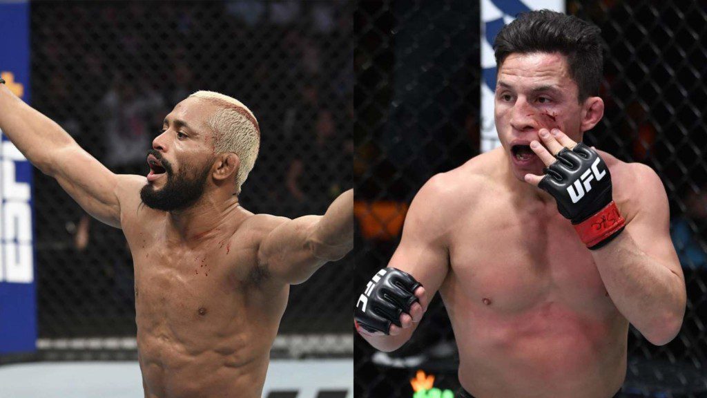 Watch: Joseph Benavidez wakes up screaming after Deiveson Figueiredo knocked him out 1 Deiveson Figueiredo(L), Joseph Benavidez(R)