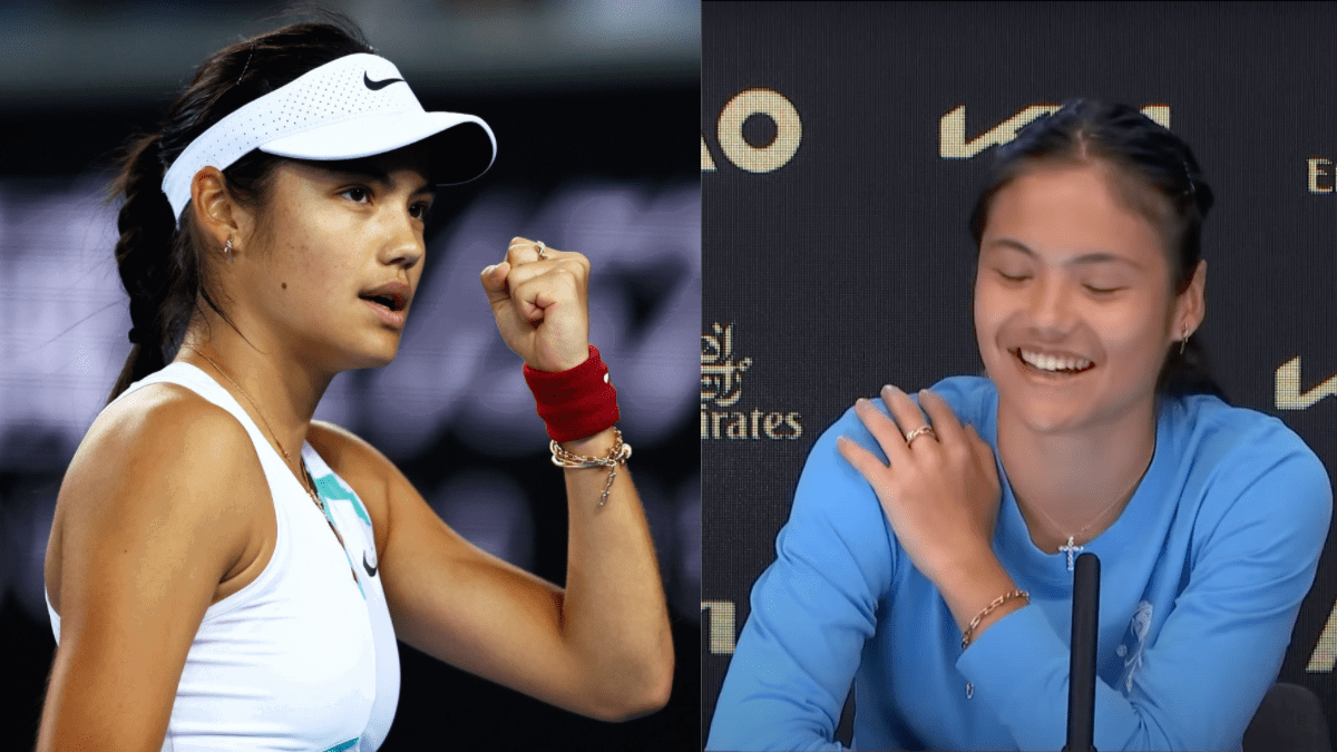 Emma Raducanu says “It’s way past bedtime” when asked about the late finishes at the Australian Open 2022