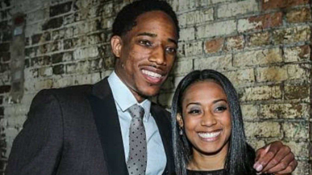 Kiara Morrison and DeMar DeRozan