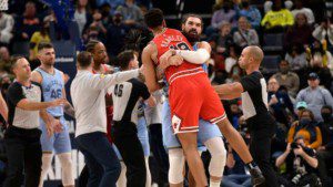 Steven Adams and Tony Bradley