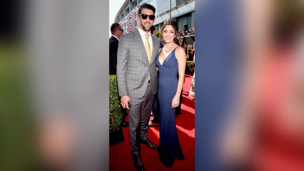 Michael Phelps and his wife Nicole Johnson