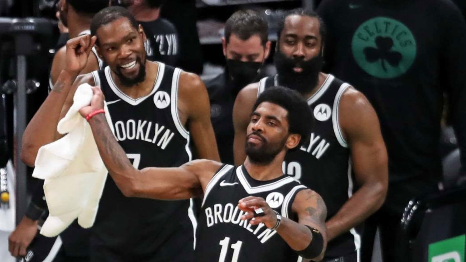 “He has always been an easy scapegoat for everybody” Kevin Durant sides with Kyrie Irving against speculations of his impact in James Harden leaving the Nets