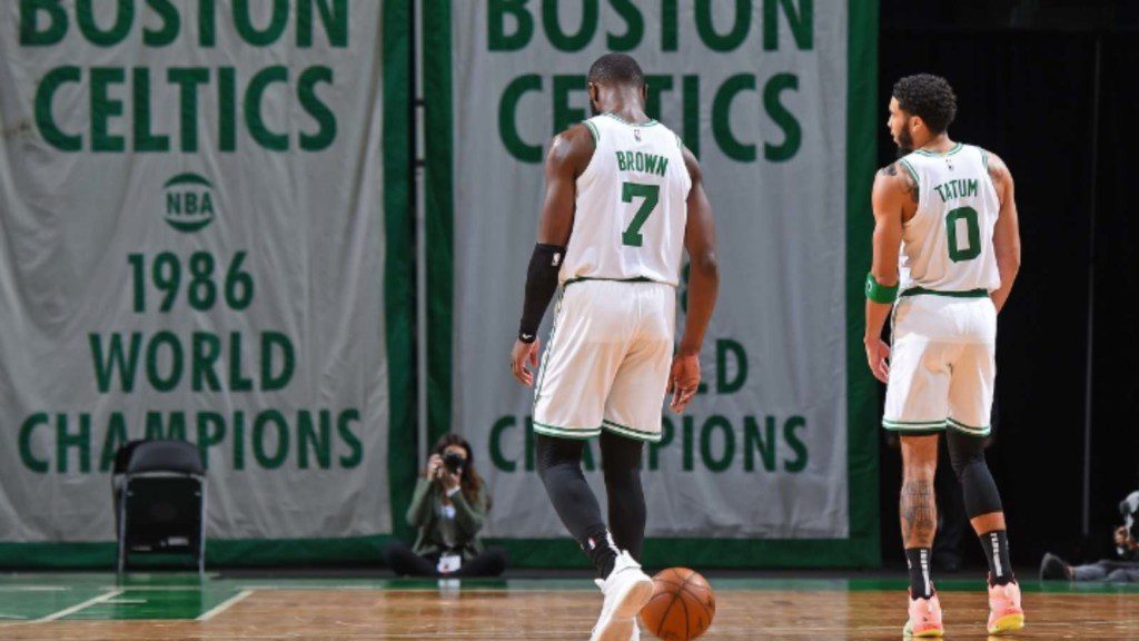 Jaylen Brown and Jayson Tatum