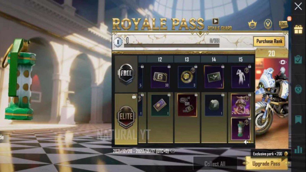 BGMI RPM7 Leaks: Rank 1 to Rank 50 elite rewards revealed 4 BGMI RPM7 Leaks: Rank 1 to Rank 50 elite rewards revealed