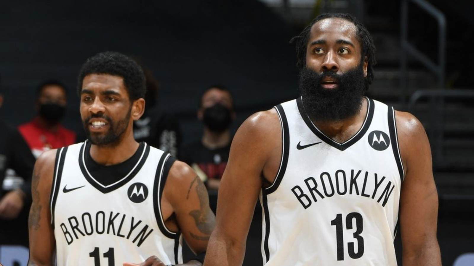 “Uncle Drew has had enough” Kyrie Irving left frustrated by James Harden after deciding to walk out off the court early