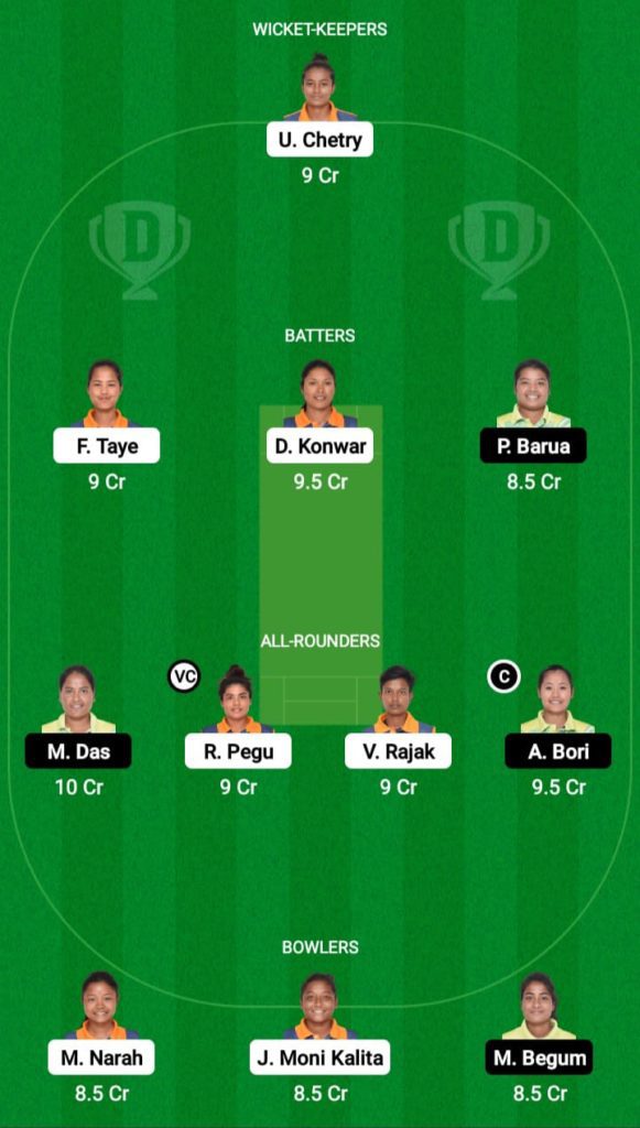 DD-W vs DV-W, BYJU'S ACA Women's T20, 2022, Match No 12, Dream 11 Fantasy Cricket Tips, Playing 11, Pitch Report, and Other Updates 1 Dream 11 Fantasy Team 1 For DD-W vs DV-W