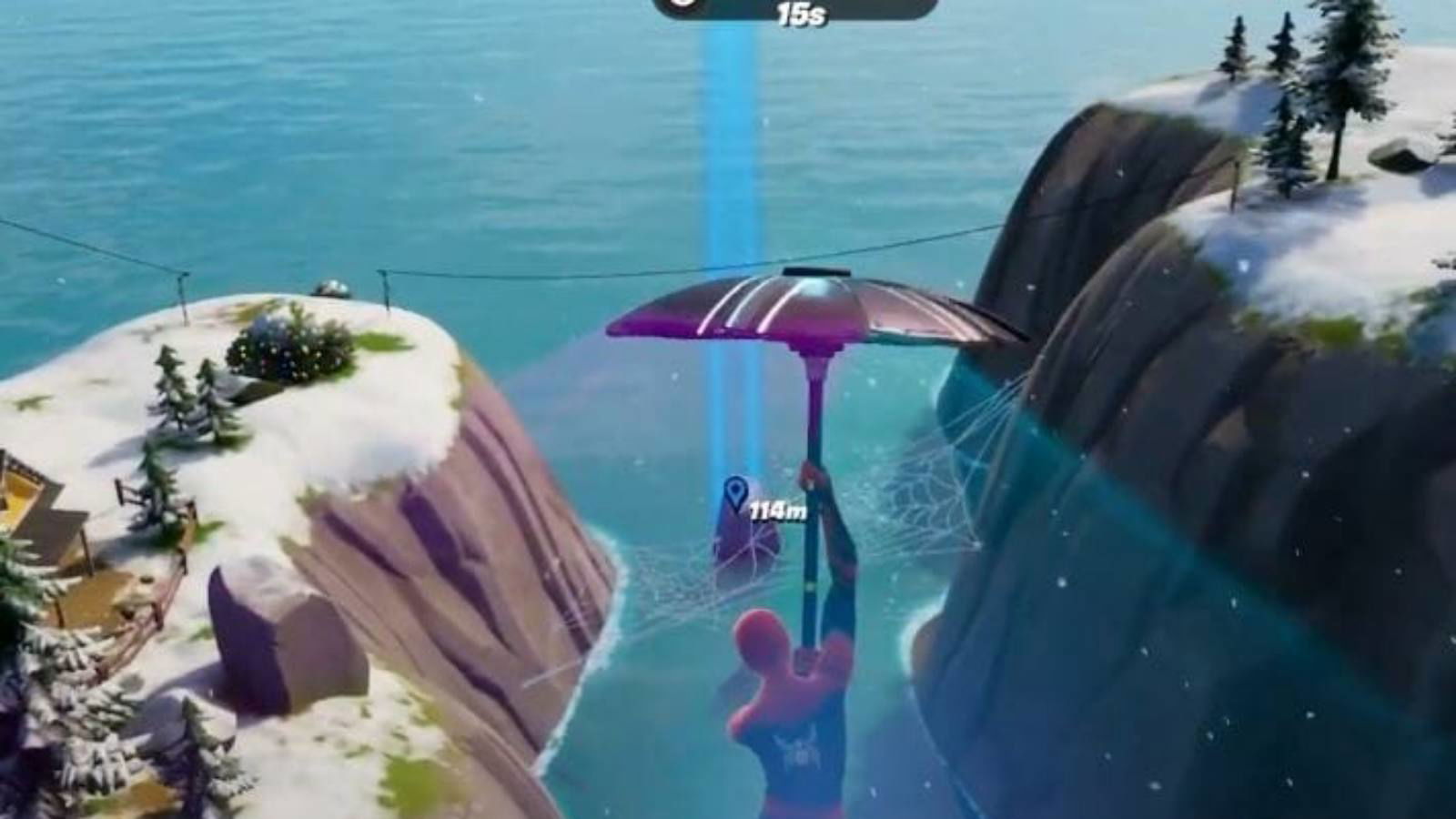 Fortnite Spider-Man Bouncers locations in Chapter 3 Season 1 and how to complete them