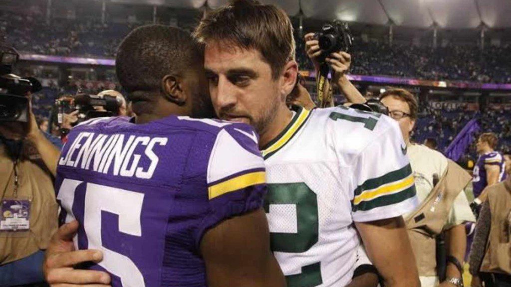 Greg Jennings and Aaron Rodgers