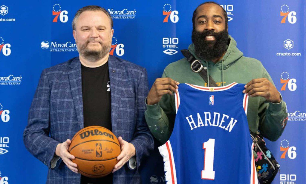 Daryl Morey and James Harden