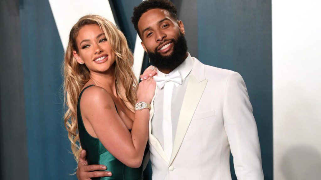 "The BIGGEST blessing !" - NFL fans show their love to Odell Beckham Jr and girlfriend Lauren Wood as the couple welcomed their first baby 1 Odell Beckham Jr and Lauren Wood