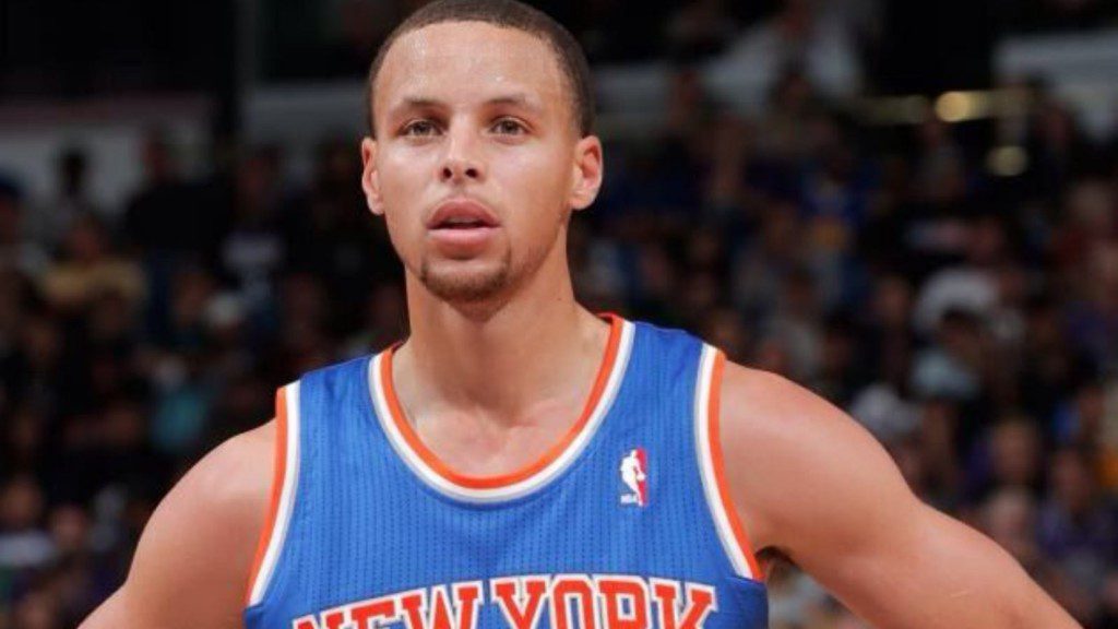 Stephen Curry in New York Knicks