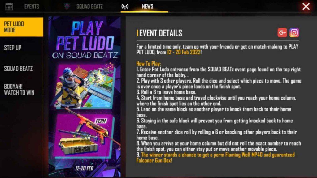 How To Get Vampire Malevolence Bundle In Free Fire Step Up Event? 2 Free Fire Step Up Event