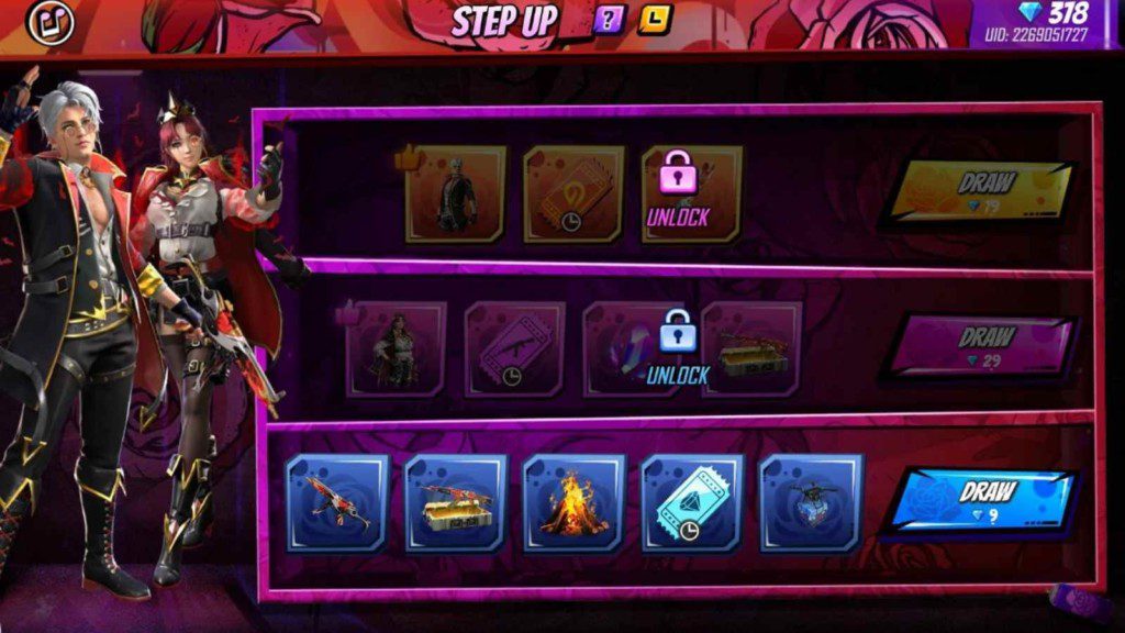 How To Get Vampire Malevolence Bundle In Free Fire Step Up Event? 1 Free Fire Step Up Event