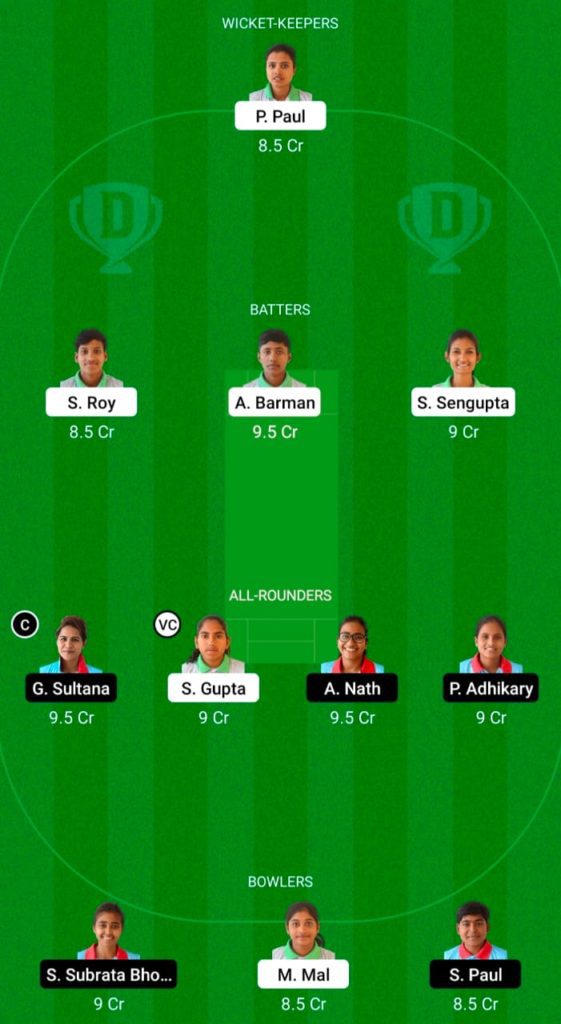 Dream 11 Fantasy Team 2 For TOC-W vs KAC-W