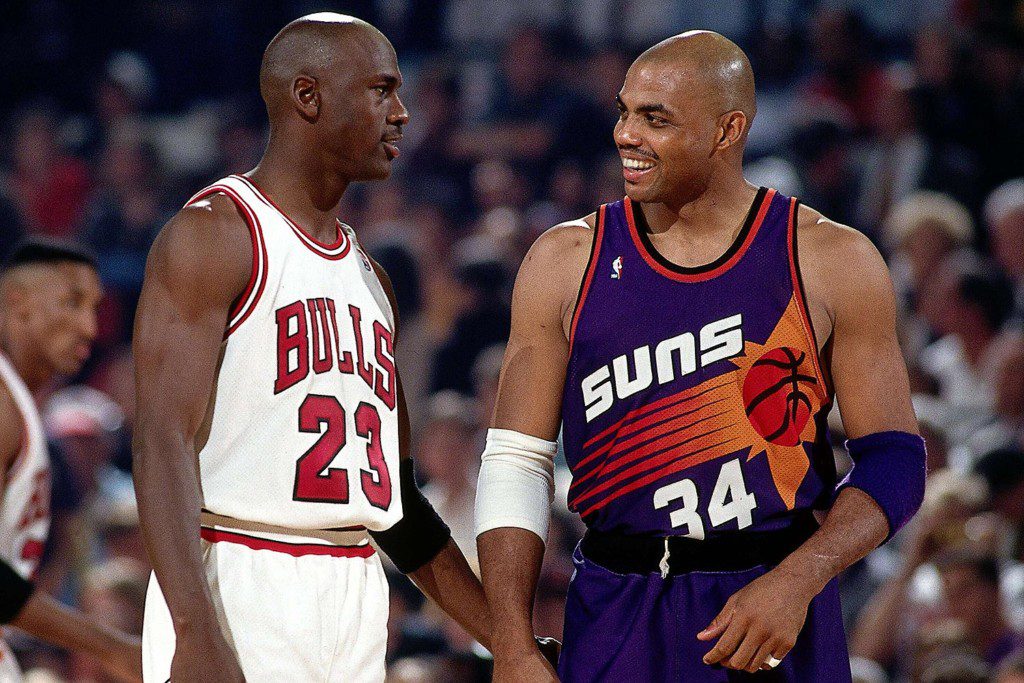 Michael Jordan and Charles Barkley