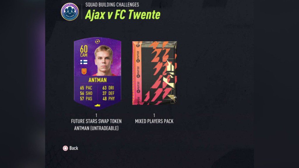 How to get the Oliver Antman FIFA 22 Future Stars Swap token? 1 Oliver Antman FIFA 22