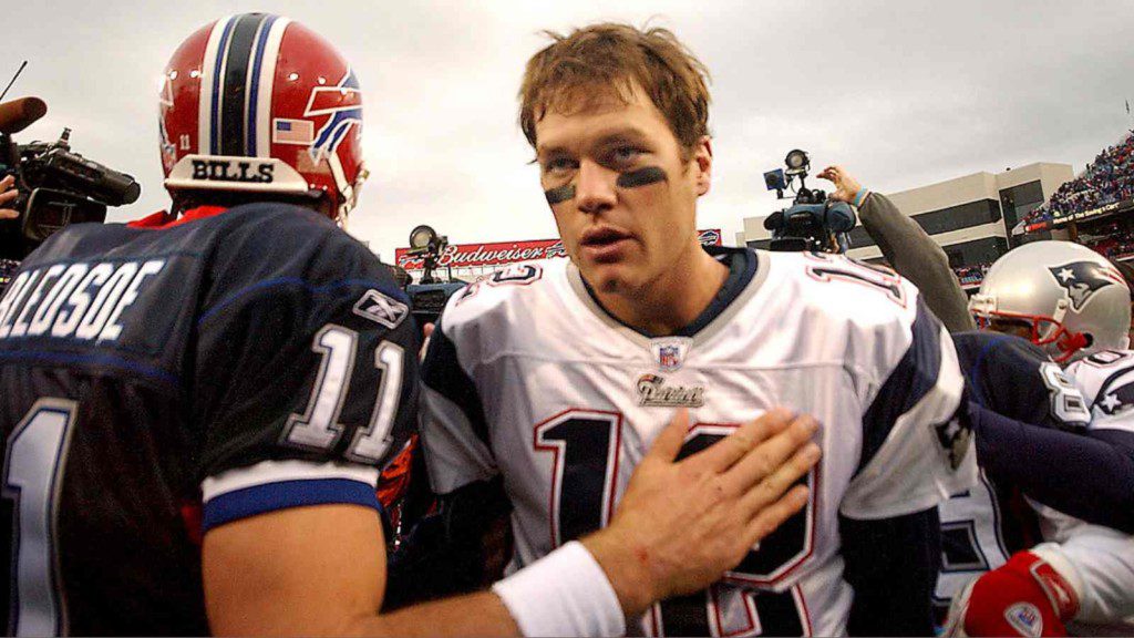 Drew Bledsoe and Tom Brady