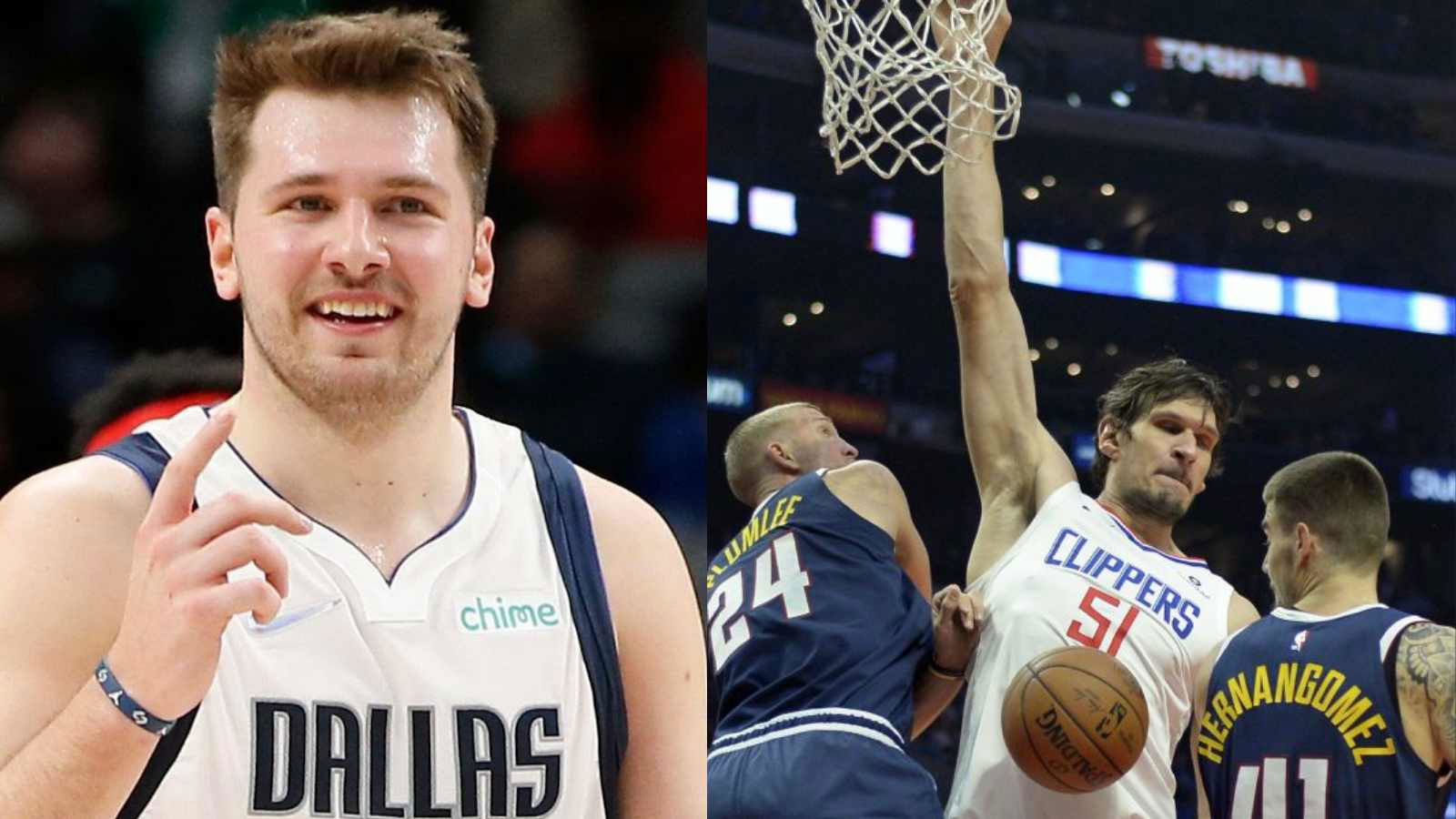 “International Treasure” Twitter joins Luka Doncic in lauding Boban Marjanovic for fixing the Crooked Rim without Ladder