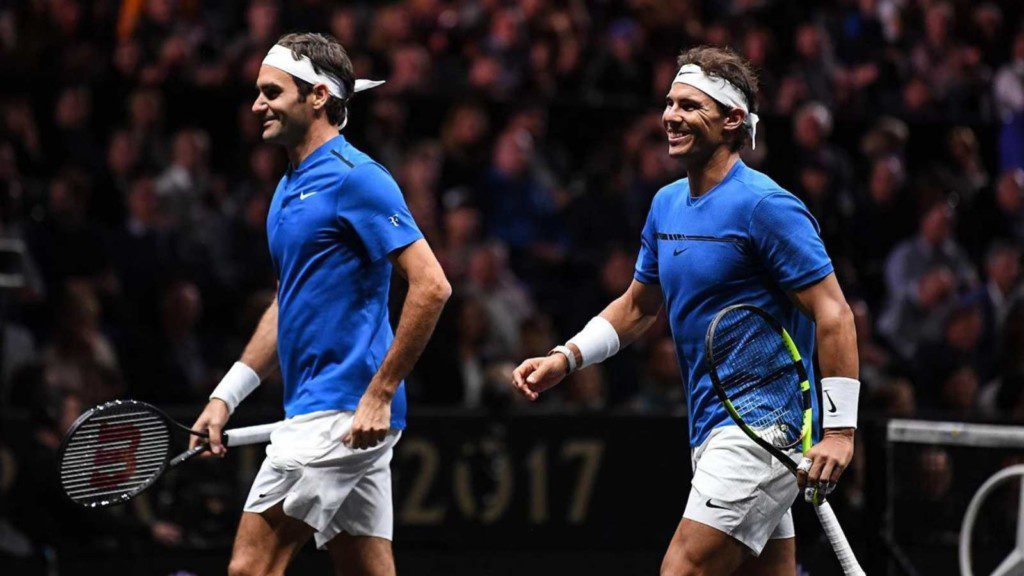 Roger Federer and Rafael Nadal