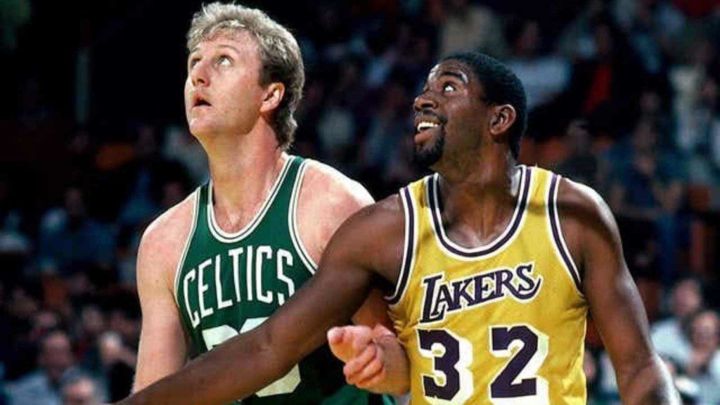 Larry Bird and Magic Johnson