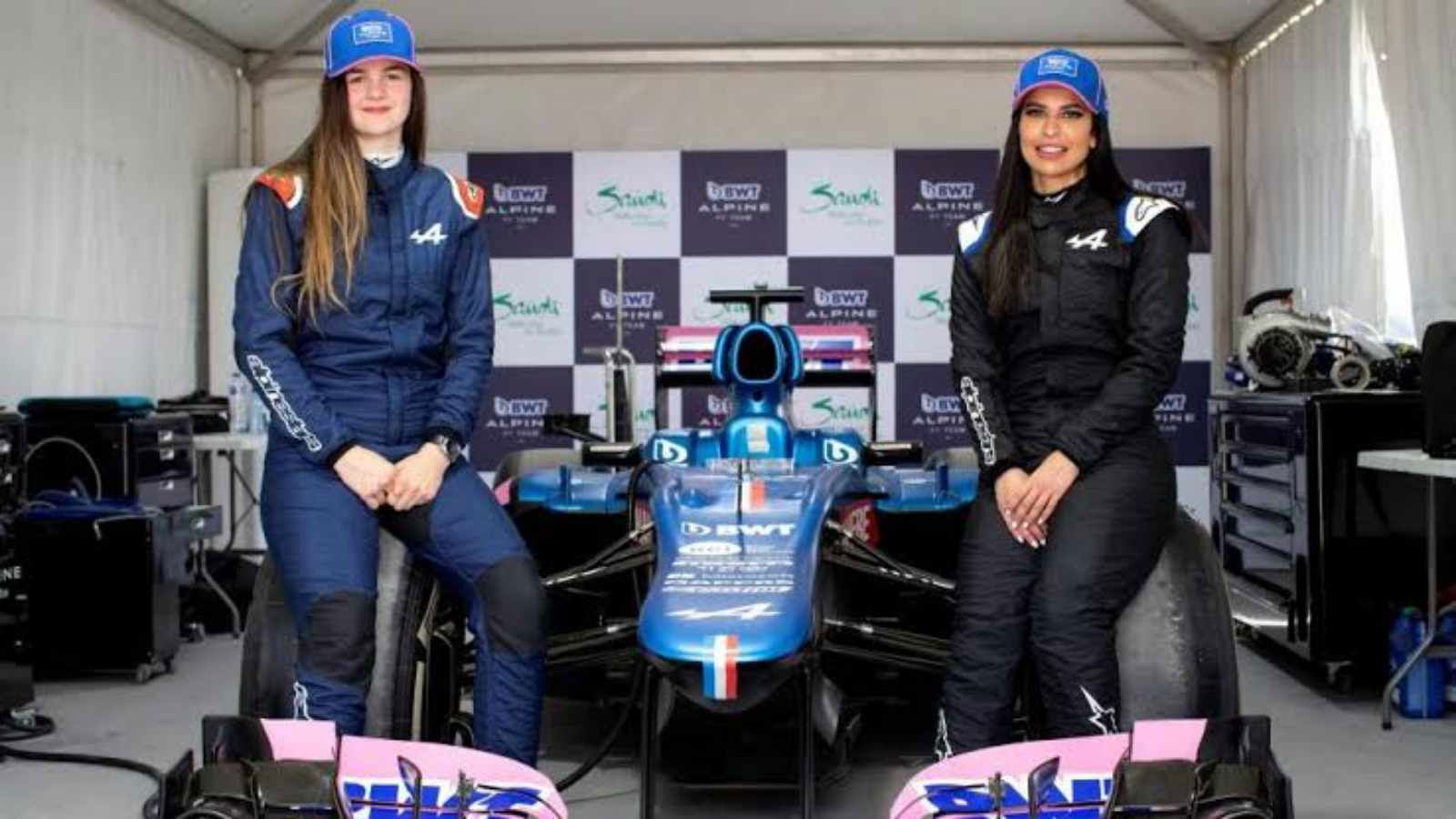 Meet the first two women to drive F1 cars in Saudi Arabia