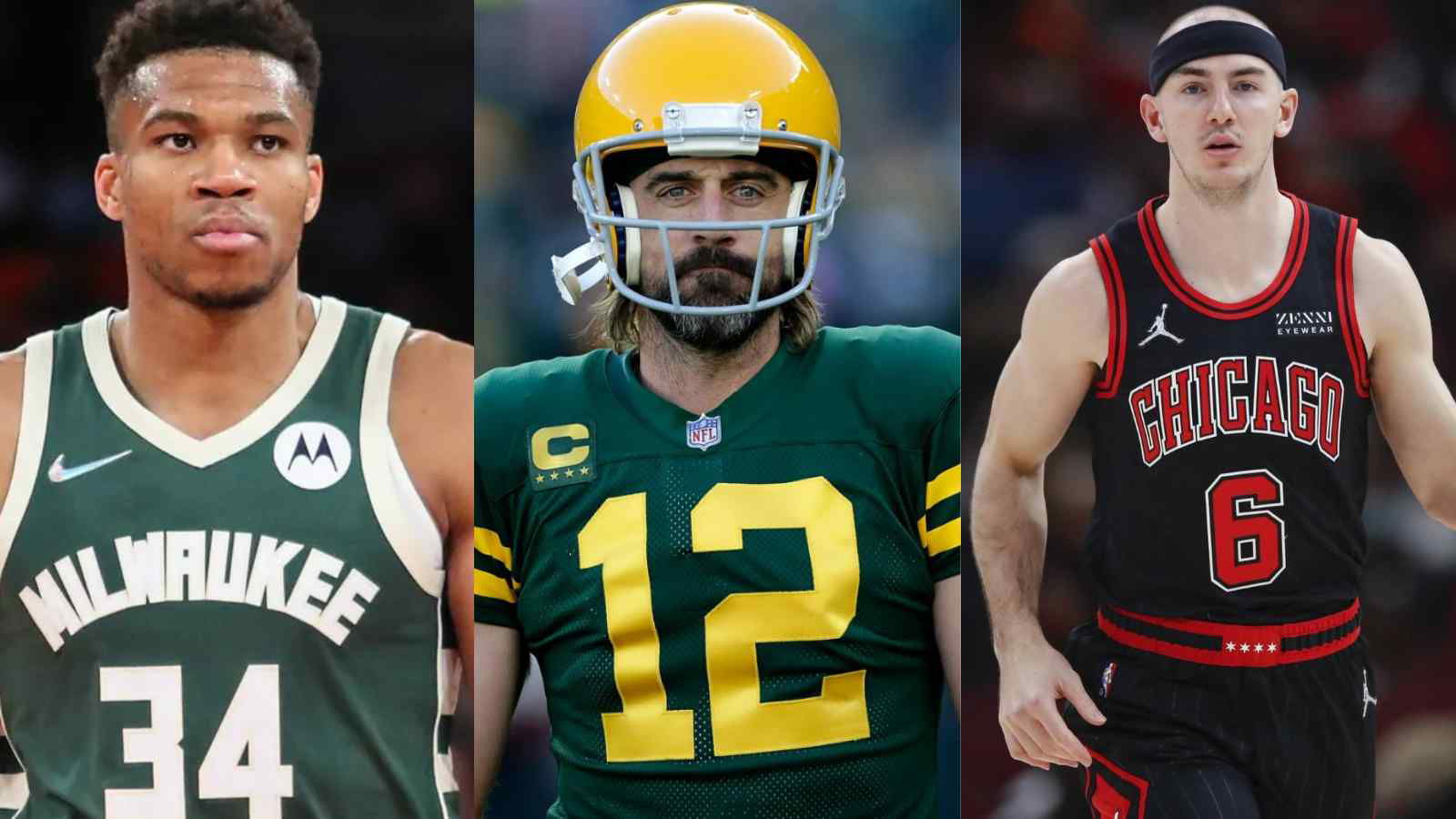 “Is it Aaron Rodgers” Fans left in splits as Alex Caruso NFL tackles Bucks star Giannis Antetokounmpo