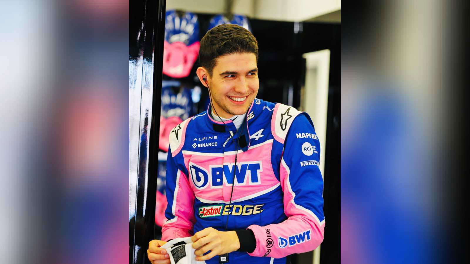 Alpine’s Esteban Ocon brings the First Red Flag of the First Practice session in Bahrain